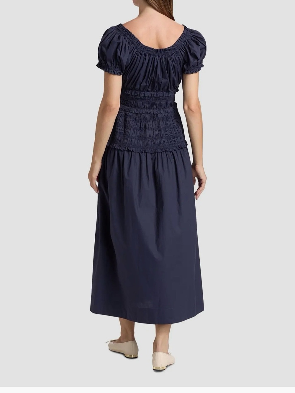 Doen Leanne dress dark blue size large - Picture 2 of 5